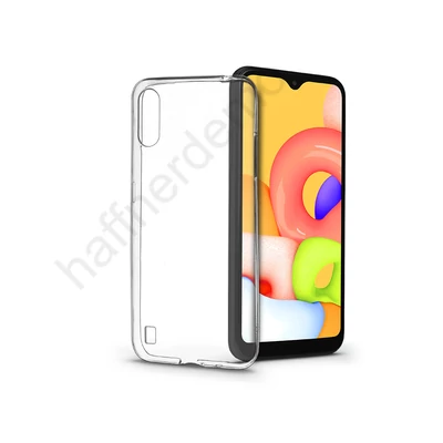 Samsung A015F Galaxy A01 hátlap - Soft Clear - transparent
