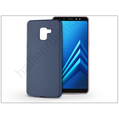 Samsung A730F Galaxy A8 Plus (2018) szilikon hátlap - Soft - kék