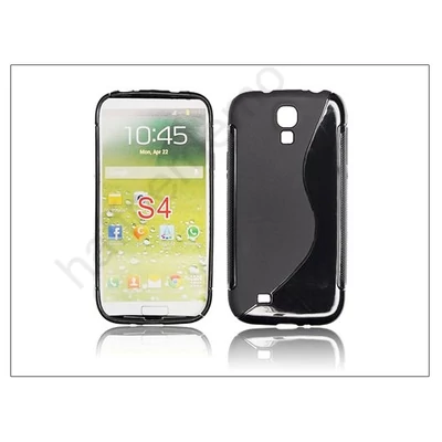 Samsung i9500 Galaxy S4 szilikon hátlap - fekete - S-Line
