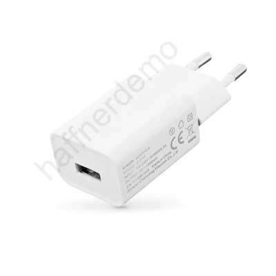 Xiaomi gyári USB hálózati töltő adapter - 5V/1A - C-P17 white (ECO csomagolás)